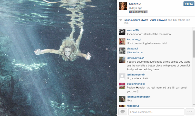 Illustration for article titled Perfume Magnate, Scientist and Mermaid Tara Reid Posts Nude Selfie